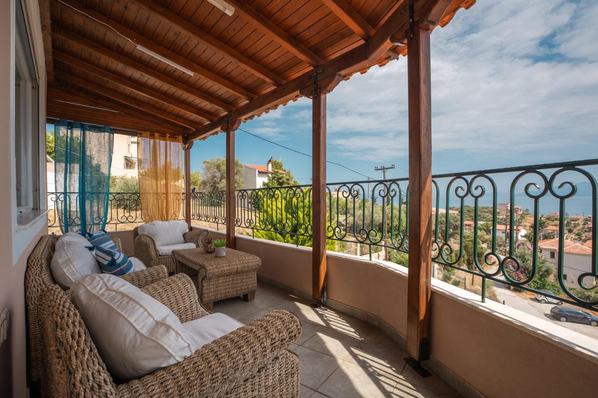 Persephone'S Dream View Villa Marathos  Exterior photo